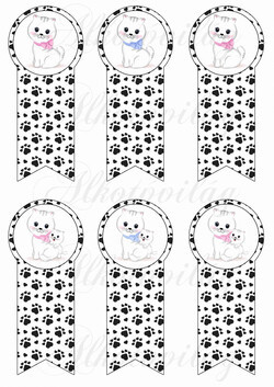 Tappancsos könyvjelzők cuki cicákkal