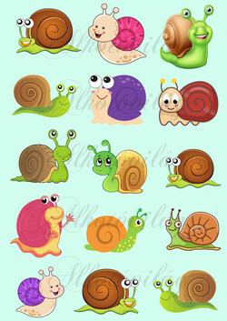 Cuki csigák minden mennyiségben