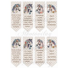 Lovas könyvjelzők idézetekkel