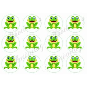 Békák 6 cm-es körökben