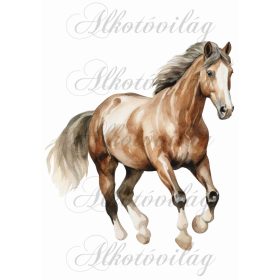 Párnablokk-vászontáska blokk lóval 2