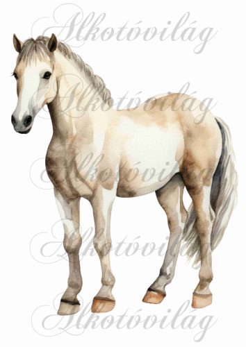 Párnablokk-vászontáska blokk lóval 3