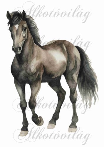 Párnablokk-vászontáska blokk lóval 4