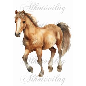 Párnablokk-vászontáska blokk lóval 5