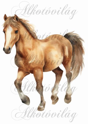 Párnablokk-vászontáska blokk lóval 5