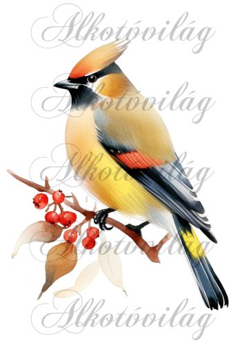 Csonttollú madár - Patchwork blokk táskablokk, párnablokk, takaróblokk, uzsonnás tasak blokk