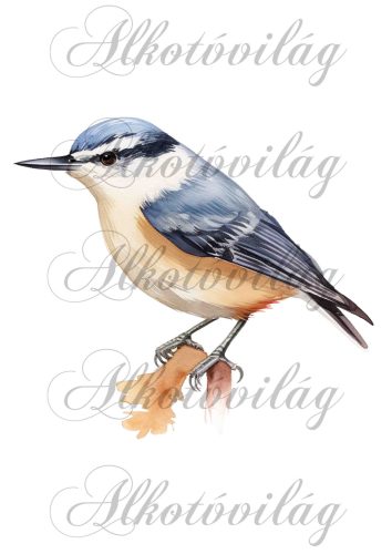 Csuszka madár - Patchwork blokk táskablokk, párnablokk, takaróblokk, uzsonnás tasak blokk