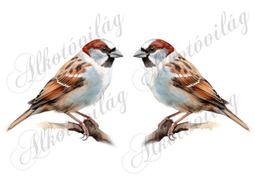 Házi veréb madár kb 13 cm széles - Patchwork blokk táskablokk, párnablokk, takaróblokk, uzsonnás tasak blokk