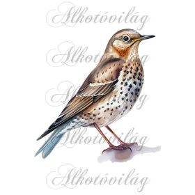   Léprigó madár - Patchwork blokk táskablokk, párnablokk, takaróblokk, uzsonnás tasak blokk