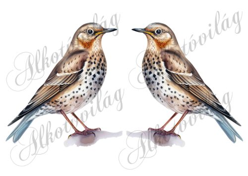 Léprigó madár kb 13 cm széles - Patchwork blokk táskablokk, párnablokk, takaróblokk, uzsonnás tasak blokk