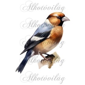   Meggyvágó madár - Patchwork blokk táskablokk, párnablokk, takaróblokk, uzsonnás tasak blokk