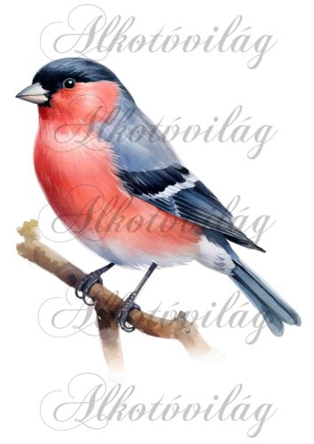 Süvöltő madár - Patchwork blokk táskablokk, párnablokk, takaróblokk, uzsonnás tasak blokk