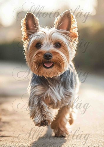 Cuki yorki kutyus - PÁRNABLOKK, VÁSZONTÁSKA BLOKK, PATCHWORK BLOKK, UZSONNÁSTASAK BLOKK