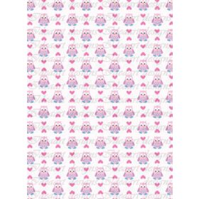 Rózsaszín baglyok sorban