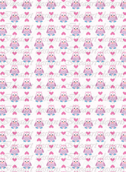 Rózsaszín baglyok sorban