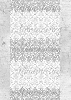 Shabby chic szürke- fehér minta