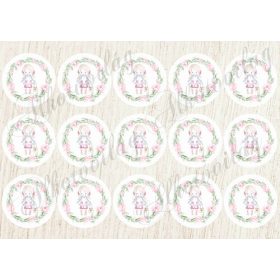 Rajzolt kislányok körökben