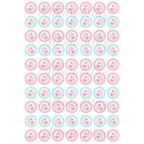 Unikornis cakkos körökben 2,5 cm