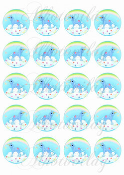 Unikornis felhőben 4,5 cm