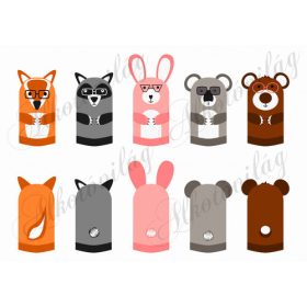 róka, mosómedve, koala, nyuszi, maci, mosómaci, medve