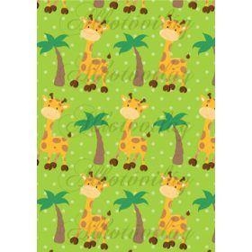 Szafaris papírok - zsiráfok