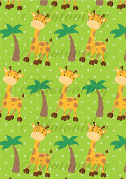 Szafaris papírok - zsiráfok