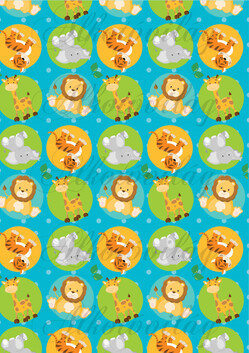 Szafaris papírok - állatok körökben