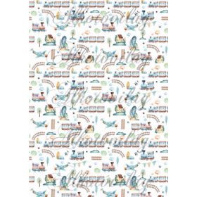 Fiús minták - vonat, repülő stb