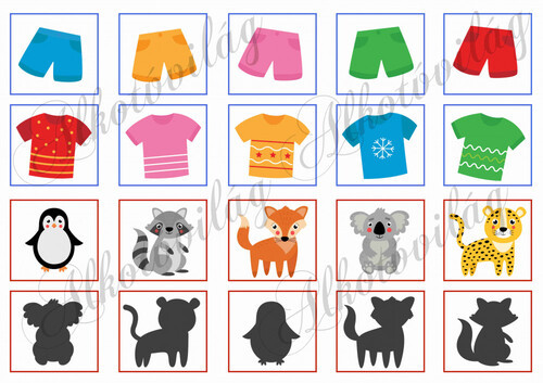 Keresd a párját - két játék egy lapon3