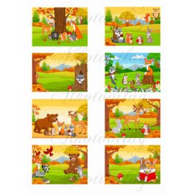 Alkoss mesét- mesélj a képekről állatok kártyák