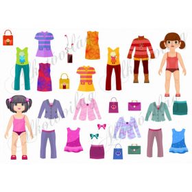 Öltöztesd fel Lotti és Netti babát