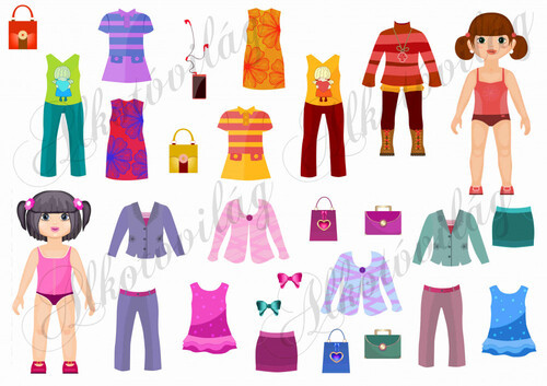 Öltöztesd fel Lotti és Netti babát