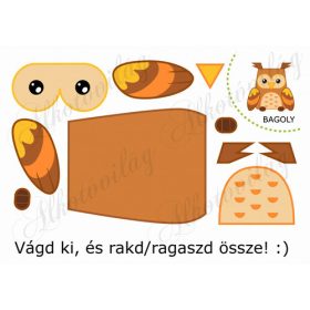 Feladatlap gyerekeknek - BAGOLY összerakása