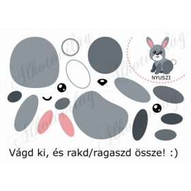 Feladatlap gyerekeknek - NYUSZI összerakása