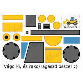 Feladatlap gyerekeknek - RAKODÓGÉP összerakása