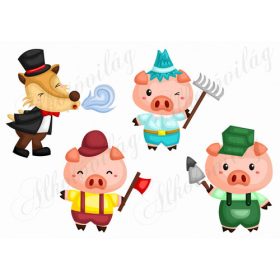 Három kismalac és a farkas nagyban