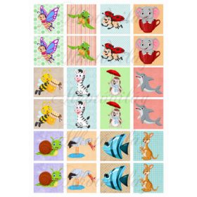 Mamóriakártyák tündéri állatkákkal