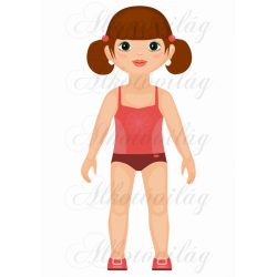 Öltöztetős lány -Netti baba 29 cm