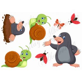 Meseszereplők - vakondok, csiga