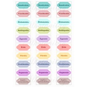 Napirend kiegészítők, feliratok