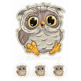 Cuki állatkák - BAGOLY - 20 cm magas