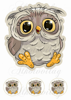 Cuki állatkák - BAGOLY - 20 cm magas
