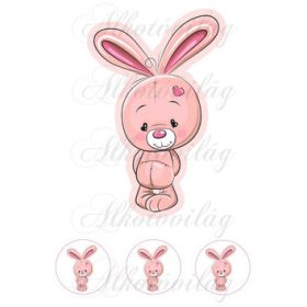 Cuki állatkák - RÓZSASZÍN NYUSZI - 20 cm magas