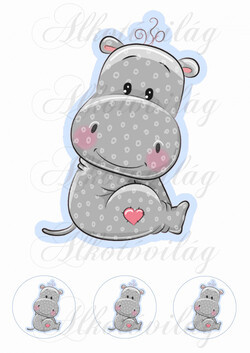 Cuki állatkák - VIZILÓ - 20 cm magas