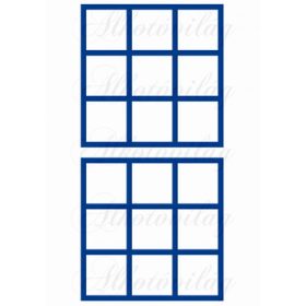 Amőba tábla - kék