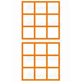 Amőba tábla - narancs