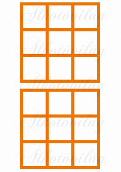 Amőba tábla - narancs