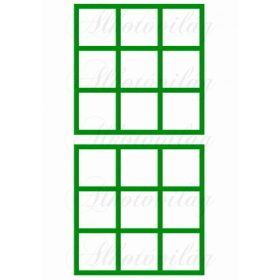 Amőba tábla - zöld