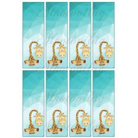 Könyvjelzők zsiráfokkal