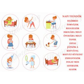 Napi teendők - LÁNYOKKAL
